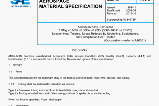 SAE AMS 4173G:2019 pdf free