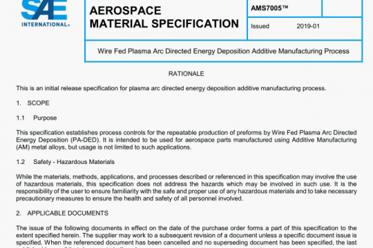 SAE AMS 7005:2019 pdf free