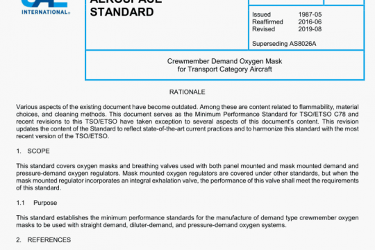 SAE AS 8026B:2019 pdf free