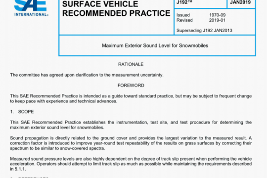 SAE J192:2019 pdf free