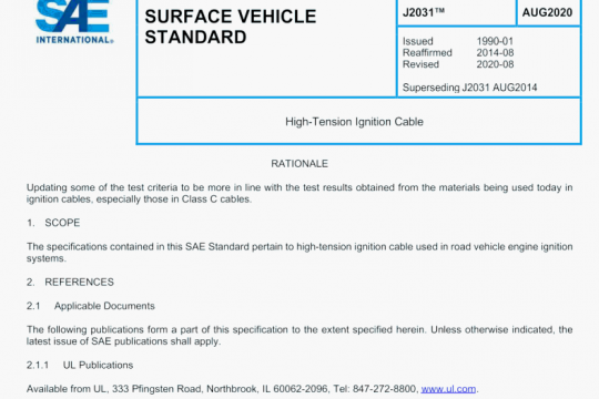 SAE J2031:2020 pdf free