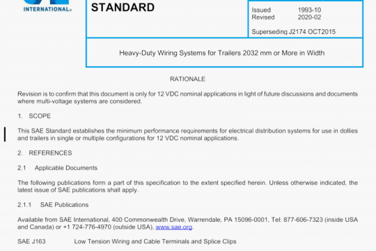 SAE J2174:2020 pdf free