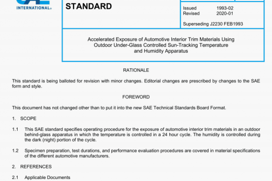 SAE J2230:2020 pdf free