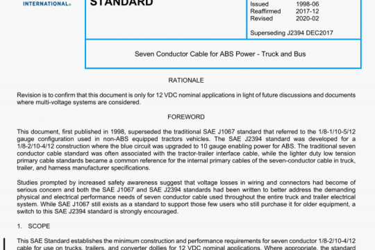 SAE J2394:2020 pdf free