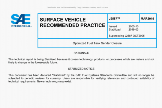 SAE J2587:2019 pdf free