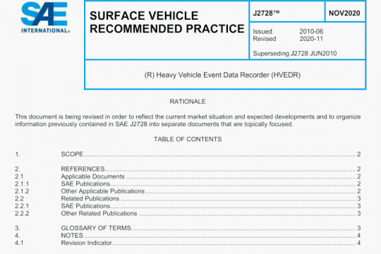 SAE J2728:2020 pdf free