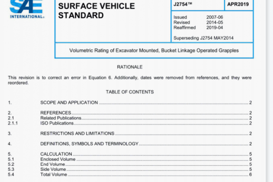 SAE J2754:2019 pdf free