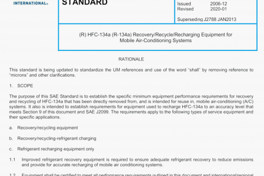 SAE J2788:2020 pdf free