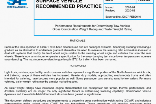 SAE J2807:2020 pdf free