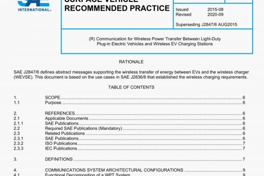 SAE J2847-6:2020 pdf free