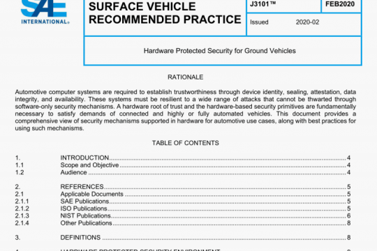 SAE J3101:2020 pdf free