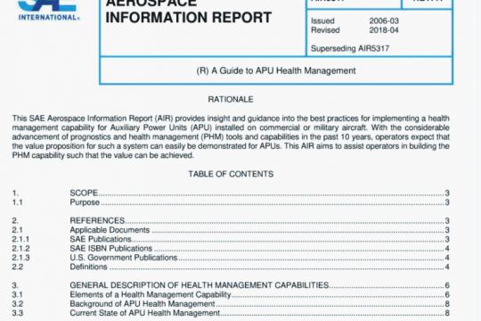 SAE AIR 5317:2018 pdf free