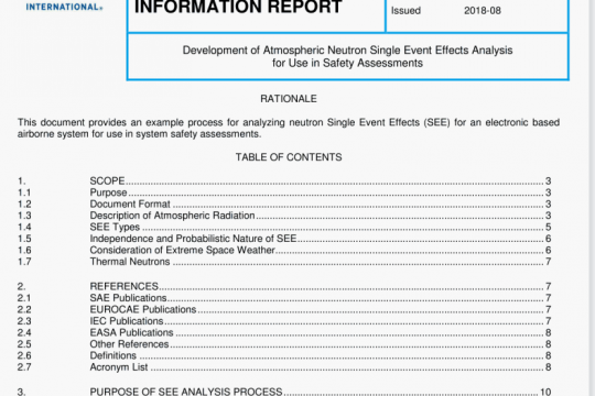 SAE AIR 6219:2018 pdf free