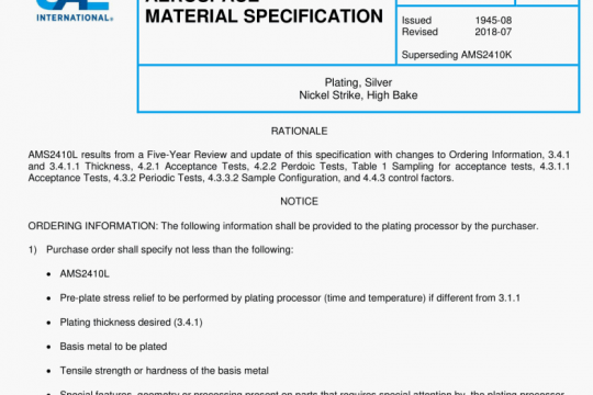 SAE AMS 2410L:2018 pdf free