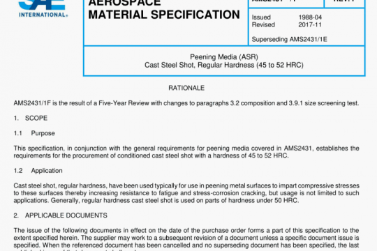 SAE AMS 24311F:2017 pdf free