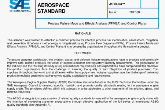 SAE AS 13004:2017 pdf free