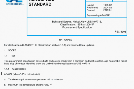 SAE AS 4877F:2017 pdf free