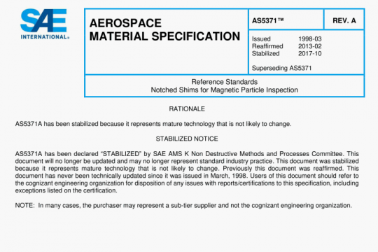 SAE AS 5371A:2017 pdf free