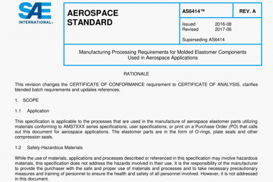 SAE AS 6414A:2017 pdf free