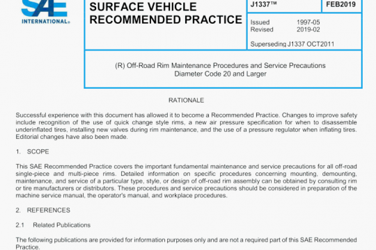 SAE J1337:2019 pdf free