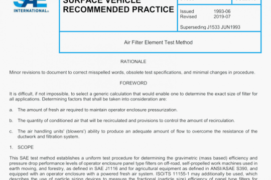 SAE J1533:2019 pdf free