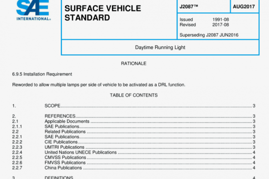 SAE J2087:2017 pdf free