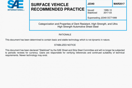 SAE J2340:2017 pdf free