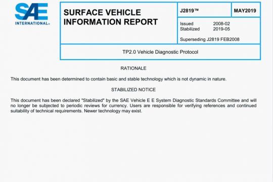 SAE J2819:2019 pdf free