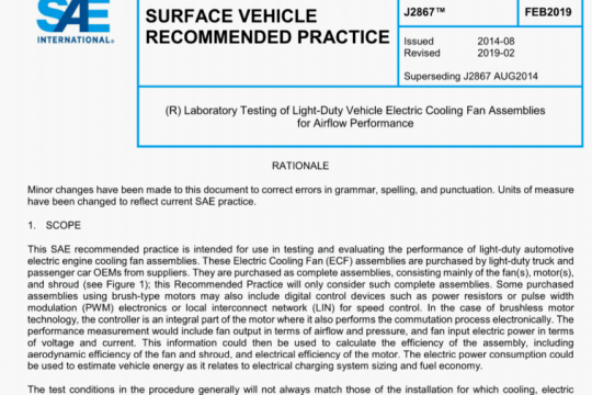 SAE J2867:2019 pdf free