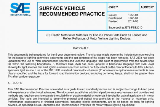 SAE J576:2017 pdf free